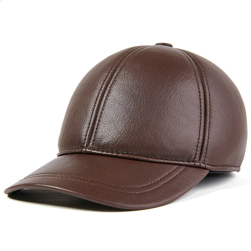 Goatskin baseball hat